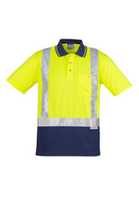 Load image into Gallery viewer, Men&#39;s Hi Vis Spliced Short Sleeve Polo
