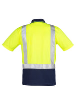 Load image into Gallery viewer, Men&#39;s Hi Vis Spliced Short Sleeve Polo
