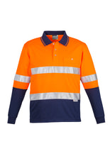 Load image into Gallery viewer, Men&#39;s Hi Vis Spliced Hooped L/S Polo
