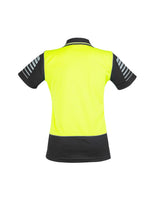Load image into Gallery viewer, CLEARANCE Womens Hi Vis Zone Short Sleeve Polo
